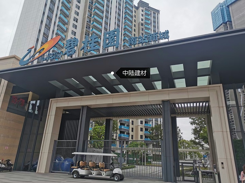 灰色门头铝单板