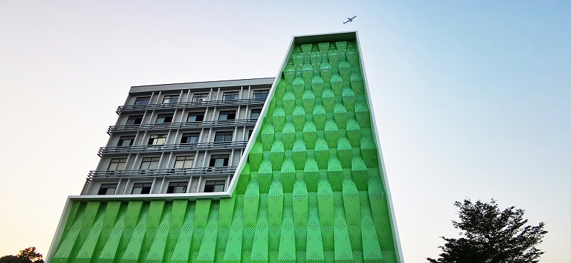 绿色冲孔铝单板 绿色冲孔铝单板