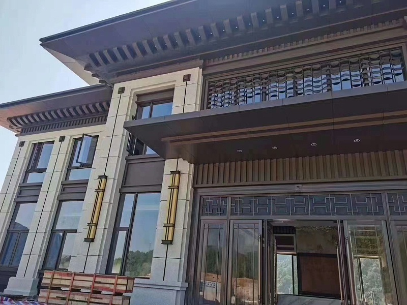 别墅屋檐铝单板 别墅屋檐铝单板